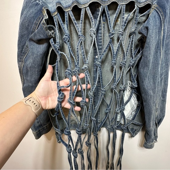 Absence of Colour Jean jacket Braided back cut out - Picture 4 of 7